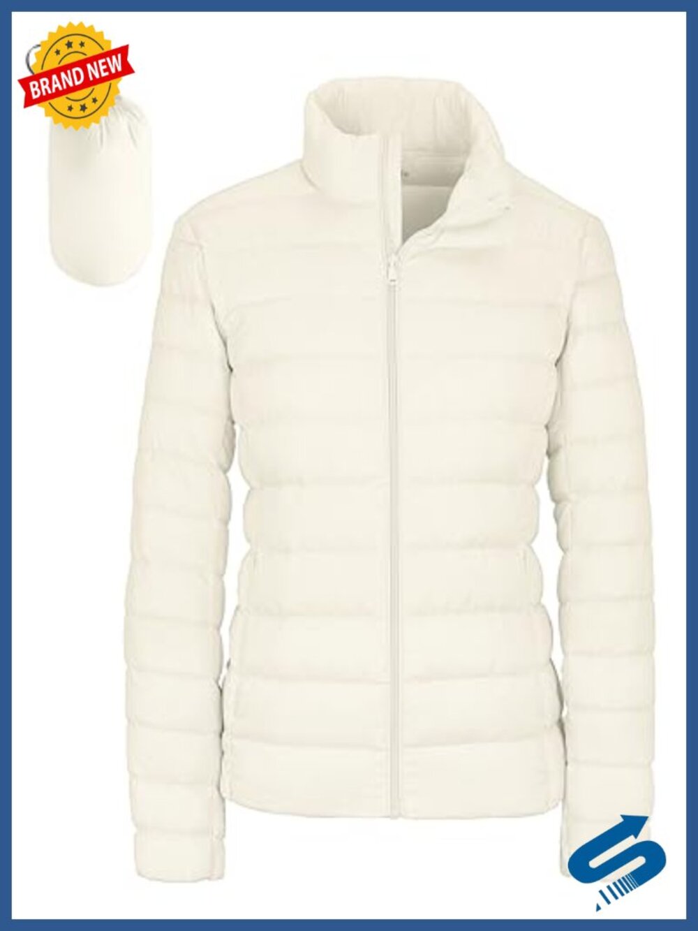 Women's Packable Puffer Jacket Ultra-Light Short Down Coat